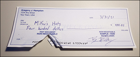 how to scan a cheque