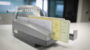 TellerScan TS240 - teller check scanner - title frame.