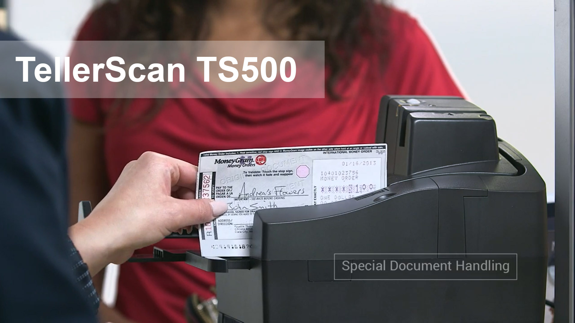 Teller Check Scanner: TellerScan TS500 - Digital Check Corp.